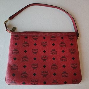 MCM Red Logo Clutch